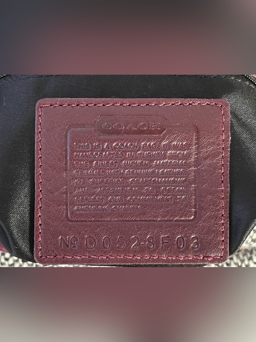 COACH SOHO Tweed & Suede Crystal Bow Satchel - Picture 12 of 12